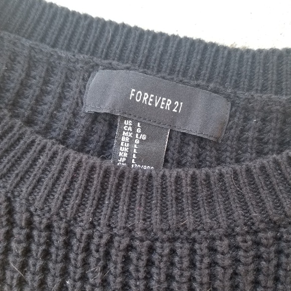 Forever 21 Hi Sun Knit Blue Patches Sweater - Picture 5 of 8
